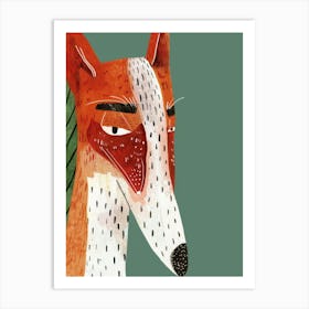 Fox Illustration 23 Art Print