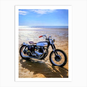 Beach BSA Art Print