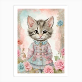 Sassy Kitten Art Print