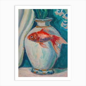 Henri Matisse Goldfish In Vase Art Print