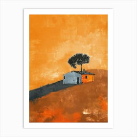 House On A Hill Art Print