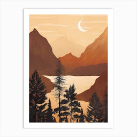 River Canyon Art Print