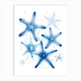 Blue Starfish 2 Art Print