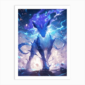 Suicune Pokemon Anime Manga Japan Poster Art Print