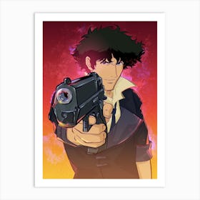 Cowboy Bebop Anime Hero Art Print