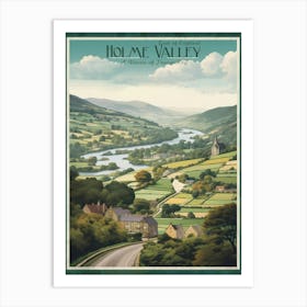 Holme Valley poster Art Print