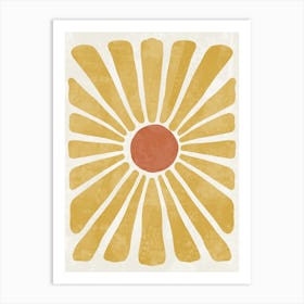 Golden Sun Art Print