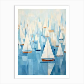 Sailboats 9 Art Print