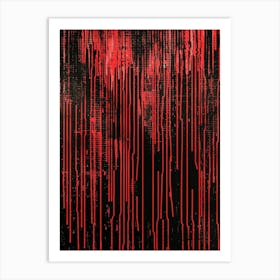 Blood Splatters Art Print