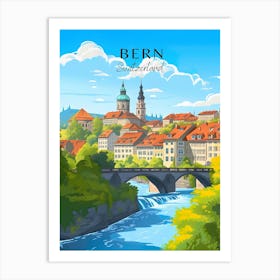 Switzerland Bern Travel Art Print