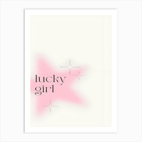 Lucky Girl 1 Art Print