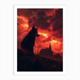 Lightning Storm Art Print