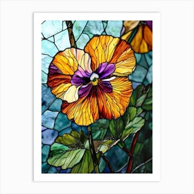 Pansies 3 Art Print