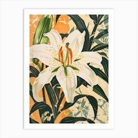 White Lily 2 Art Print