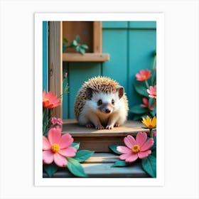 Hedgehog 2 Art Print