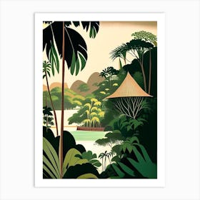Koh Mak Thailand Rousseau Inspired Tropical Destination Art Print
