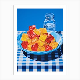 Candies In A Bowl Pop Art Still Life Art Print