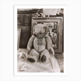 The Little Teddy Bear Art Print