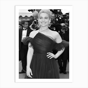 Emilia Clarke The 71st Annual Cannes Film Festival Art Print