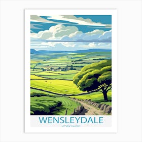 Wensleydale Yorkshire Art Print