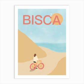 Biscarrosse, plage, summer Art Print