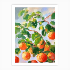 Grapefruit Tree 3 Impressionist Painting Art Print