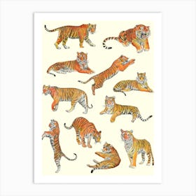 Tigers Art Print