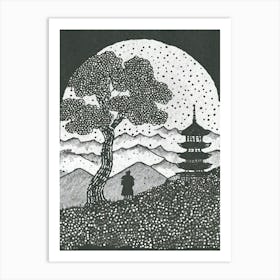 Asian Landscape Art Print