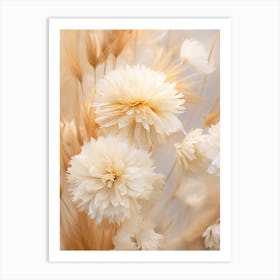 Boho Dried Flowers Marigold 6 Art Print