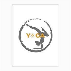 Yoga, the sport of yoga, the sport of meditation, relaxation, inspiring rest and meditation, a distinctive and exceptional work of art that embodies yoga.23 Art Print