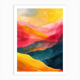 Abstract Landscape Painting 10 Art Print