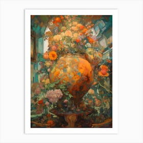 Grand Floral Vase Art Print