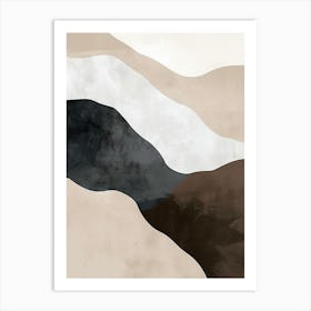 Silken Sands Minimalist Style Art Print