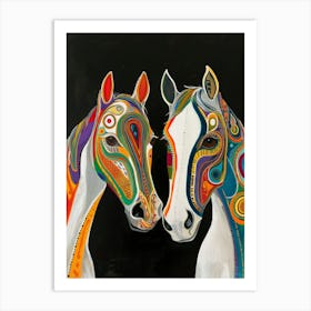 Two Horses 1 Art Print