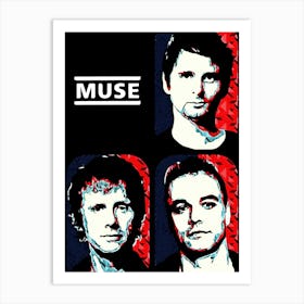 Muse band music Art Print