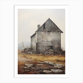 Old Stone Farm Neutral Tones 12 Art Print