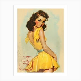 Pin Up Girl 28 Art Print