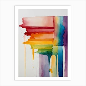 Rainbow Painting Art Print