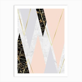 Modern geometric art 2 Art Print