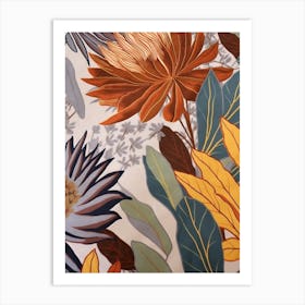 Fall Botanicals Agapanthus 2 Art Print