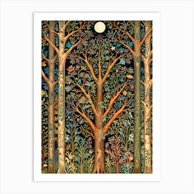 William Morris Tree In The Forest 1 Art Print