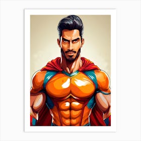 Superheroes 1 Art Print