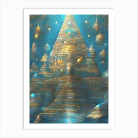 Pyramid Of The Gods Art Print