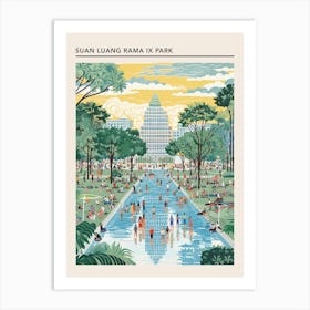 Suan Luang Rama Ix Park Bangkok Thailand Art Print