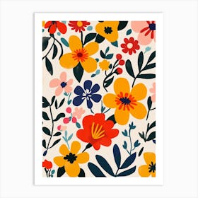 Floral Pattern 6 Art Print