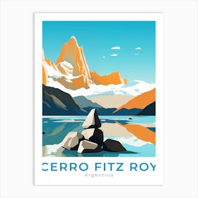 Argentina Cerro Fitz Roy Travel Art Print