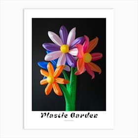 Bright Inflatable Flowers Poster Passionflower 1 Art Print