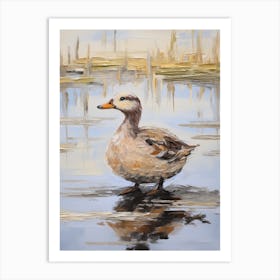 Bird Painting Coot 3 Art Print