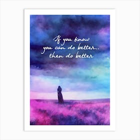 Motivational Art Print