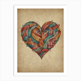 Heart Of Love 24 Art Print